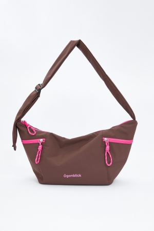 云朵撞色斜挎包